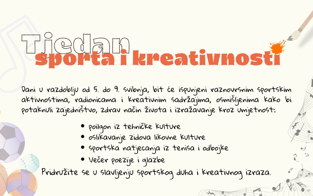 Tjedan sporta i kreativnosti