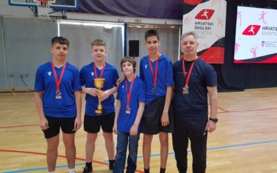 Učenici OŠ Ante Kovačića ostvarili sjajan uspjeh na državnom natjecanju u stolnom tenisu