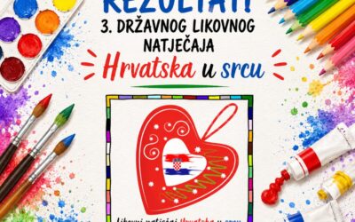 3. likovni natječaj Hrvatska u srcu – rezultati