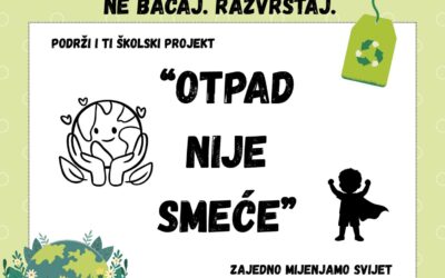 OBAVIJEST O RAZVRSTAVANJU NEISKORIŠTENIH MATERIJALA
