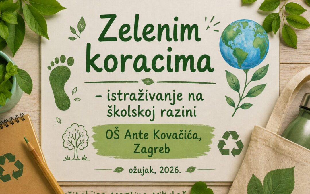 ZELENIM KORACIMA – istraživanje na školskoj razini